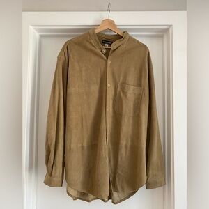 Vintage Unlined Suede Button Up Shirt/Jacket